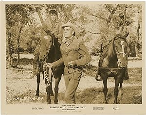 Seller image for Ride Lonesome (Two original photographs from the 1959 film) for sale by Royal Books, Inc., ABAA