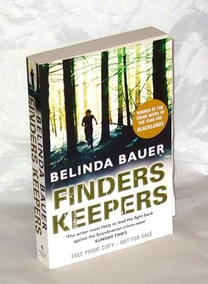 Immagine del venditore per Finders Keepers - Uncorrected Proof venduto da James Hulme Books