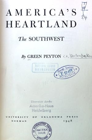 Bild des Verk�ufers f�r America's Heartland. The Southwest. zum Verkauf von books4less (Versandantiquariat Petra Gros GmbH & Co. KG)