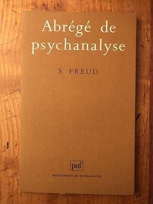 Image du vendeur pour Abrg de psychanalyse mis en vente par Librairie des Possibles