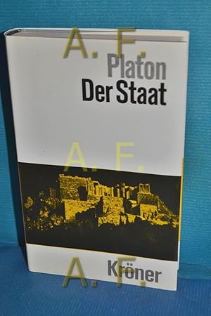 Seller image for Der Staat (Krners Taschenausgabe Band 111) n. Dt. von August Horneffer. Eingel. von Kurt Hildebrandt for sale by Antiquarische Fundgrube e.U.