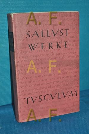 Bild des Verkufers fr Werke und Schriften : latein - deutsch zum Verkauf von Antiquarische Fundgrube e.U.