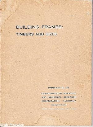 Immagine del venditore per Building - Frames: Timbers and Sizes venduto da Mr Pickwick's Fine Old Books