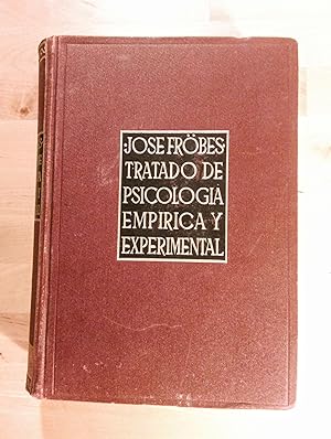 Imagen del vendedor de Tratado de psicologa emprica y experimental. Tomo 1 a la venta por Llibres Bombeta