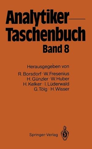 Imagen del vendedor de Analytiker-Taschenbuch a la venta por AHA-BUCH GmbH