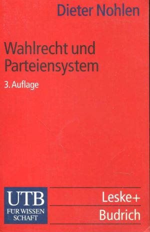 Image du vendeur pour Wahlrecht und Parteiensystem mis en vente par Gabis Bcherlager