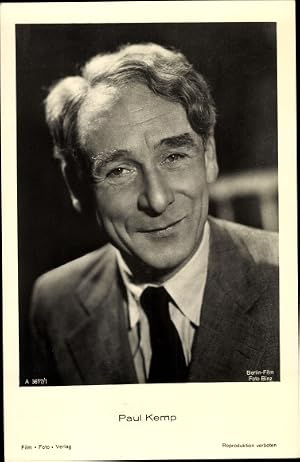 Imagen del vendedor de Ansichtskarte / Postkarte Schauspieler Paul Kemp, Krawatte, Berlin Film, Portrait a la venta por akpool.de - akpool GmbH