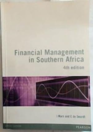 Imagen del vendedor de Financial Management in Southern Africa - Fourth Edition a la venta por Chapter 1