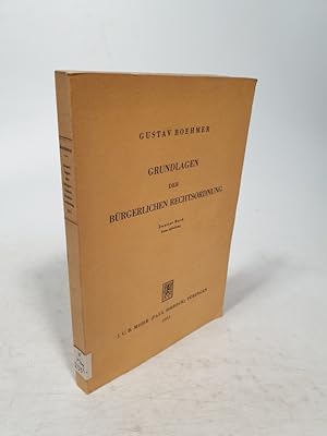 Image du vendeur pour Grundlagen der brgerlichen Rechtsordnung. mis en vente par Antiquariat Bookfarm