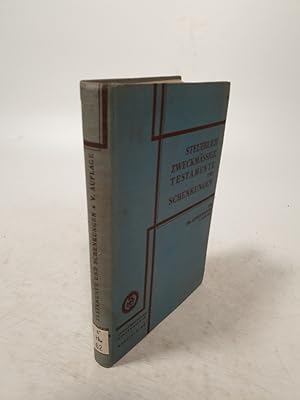 Seller image for Steuerlich zweckm��ige Testamente und Schenkungen. Neu bearb. Aufl. des Buches: Mein Verm�gen und das Erbschaftssteuergesetz . for sale by Antiquariat Bookfarm
