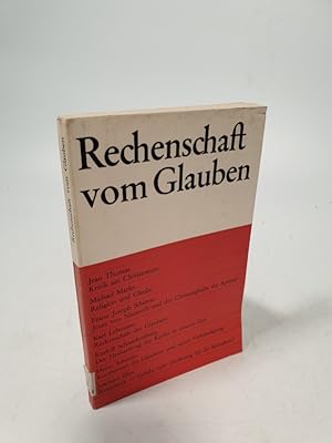 Seller image for Rechenschaft vom Glauben Weihnachts-Seelsorgertagung, 2. - 4. J�nner 1969. for sale by Antiquariat Bookfarm