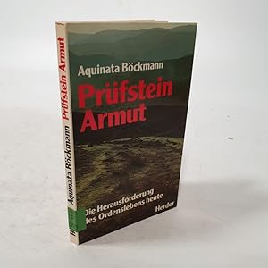 Seller image for Prfstein Armut. Die Herausforderung der Ordensleute heute. for sale by Antiquariat Bookfarm