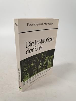 Seller image for Die Institution der Ehe. for sale by Antiquariat Bookfarm