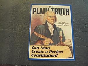 The Plain Truth Sep 1987 Can Man Create A Perfect Constitution