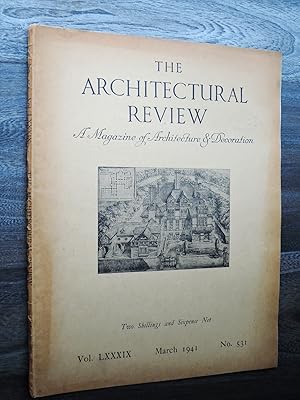 Seller image for The Architectural Review Magazine Vol. LXXXIX No. 531 March 1941 for sale by PhotoTecture Books