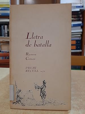 Seller image for LLETRA DE BATALLA. for sale by LLIBRERIA KEPOS-CANUDA