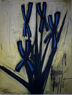 Seller image for Bernard Buffet - Flowers - Lithograph for sale by Kees van Dongen - Art