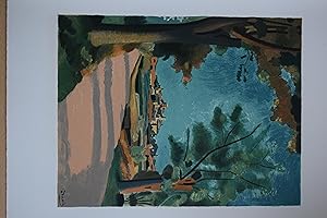 Seller image for Andr� Derain - PAYSAGE DE PROVENCE - Lithograph for sale by Kees van Dongen - Art