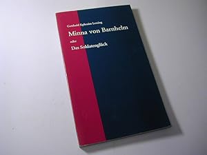 Bild des Verkufers fr Minna von Barnhelm oder das Soldatenglck - Ein Lustspiel in fnf Aufzgen verfertiget im Jahre 1763 - zuvor: Szene aus Philotas Ein Trauerspiel (1758) / Stuttgarter Hefte 18 zum Verkauf von Antiquariat Fuchseck