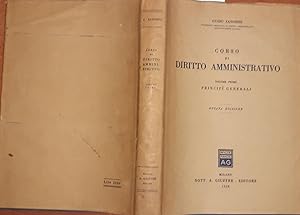 Corso di diritto amministrativo . Volume I