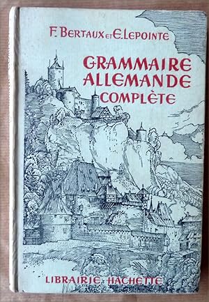 Seller image for Grammaire Allemande complte. for sale by librairie sciardet
