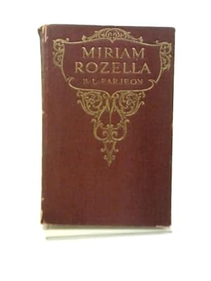 Seller image for Miriam Rozella for sale by World of Rare Books