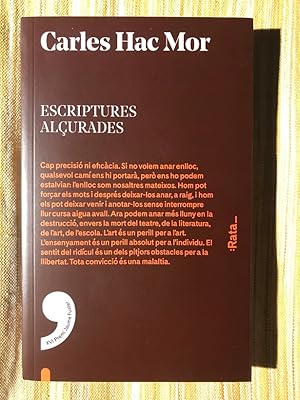 Seller image for Escriptures al�urades for sale by Campbell Llibres