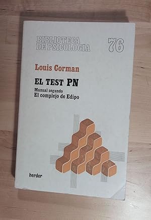 Seller image for El test PN. Manual segundo. El complejo de Edipo for sale by Llibres Bombeta