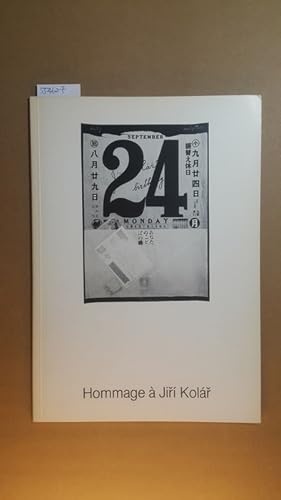 Bild des Verk�ufers f�r Hommage � Ji?� Kol�? / Inst. f�r Moderne Kunst, N�rnberg ; Galerie Johanna Ricard, N�rnberg. zum Verkauf von Gebrauchtb�cherlogistik  H.J. Lauterbach