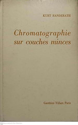 Immagine del venditore per Chromatographie sur couches minces venduto da Llibres Capra