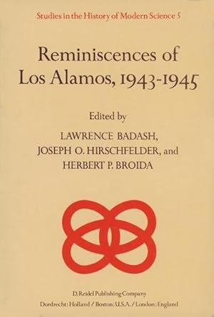 Imagen del vendedor de Reminiscences of Los Alamos 19431945 a la venta por AHA-BUCH GmbH