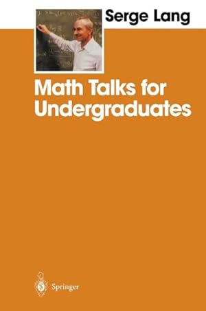Bild des Verk�ufers f�r Math Talks for Undergraduates zum Verkauf von AHA-BUCH GmbH