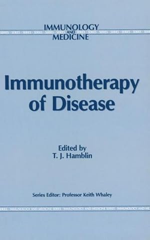 Immagine del venditore per Immunotherapy of Disease venduto da AHA-BUCH GmbH