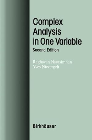 Image du vendeur pour Complex Analysis in One Variable mis en vente par AHA-BUCH GmbH