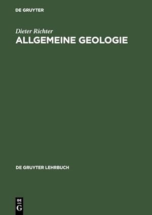 Bild des Verkufers fr Allgemeine Geologie zum Verkauf von AHA-BUCH GmbH