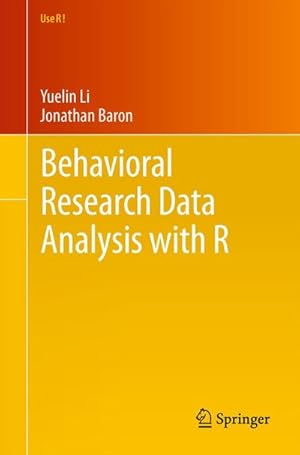 Bild des Verk�ufers f�r Behavioral Research Data Analysis with R zum Verkauf von AHA-BUCH GmbH