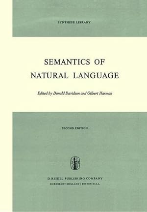 Bild des Verkufers fr Semantics of Natural Language zum Verkauf von AHA-BUCH GmbH