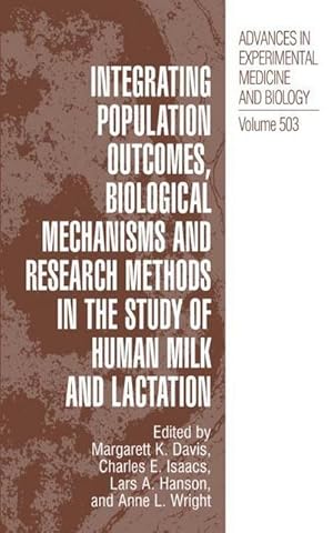 Immagine del venditore per Integrating Population Outcomes, Biological Mechanisms and Research Methods in the Study of Human Milk and Lactation venduto da AHA-BUCH GmbH