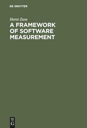 Bild des Verkufers fr A Framework of Software Measurement zum Verkauf von AHA-BUCH GmbH