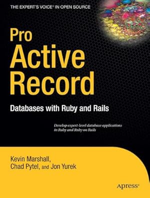 Imagen del vendedor de Pro Active Record : Databases with Ruby and Rails a la venta por AHA-BUCH GmbH