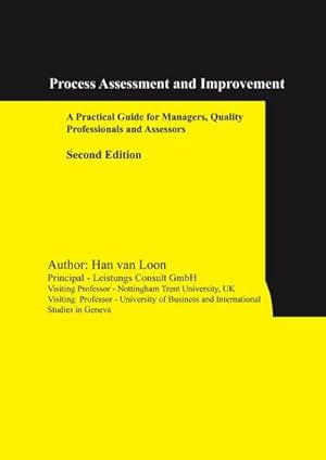 Bild des Verk�ufers f�r Process Assessment and Improvement : A Practical Guide zum Verkauf von AHA-BUCH GmbH