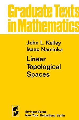 Immagine del venditore per Linear Topological Spaces venduto da AHA-BUCH GmbH