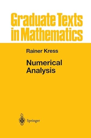 Seller image for Numerical Analysis for sale by AHA-BUCH GmbH