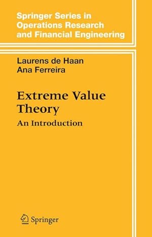 Imagen del vendedor de Extreme Value Theory : An Introduction a la venta por AHA-BUCH GmbH