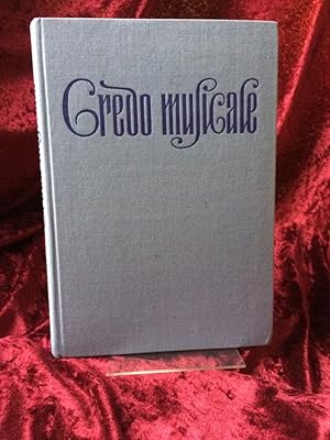 Bild des Verkufers fr Credo musicale. Komponistenportrts aus den Programmen des Dresdener Kreuzchores. Festgabe zum 80. Geburtstag des Nationalpreistrgers Kreuzkantor Prof. D. Dr. h. c. Rudolf Mauersberger. Hrsg. im Auftrag des Evangelisch-Lutherischen Landeskirchenamtes Sachsens von Oberlandeskirchenrat Ulrich von Brck. zum Verkauf von Altstadt-Antiquariat Nowicki-Hecht UG