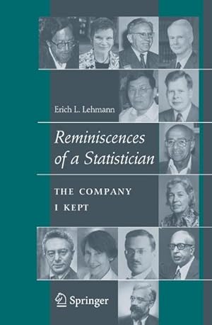 Bild des Verk�ufers f�r Reminiscences of a Statistician : The Company I Kept zum Verkauf von AHA-BUCH GmbH