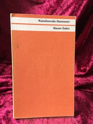 Seller image for Naum Gabo. [Katalog zur] Ausstellung Hannover 19. Juni - 25. Juli 1971. for sale by Antiquariat Hecht
