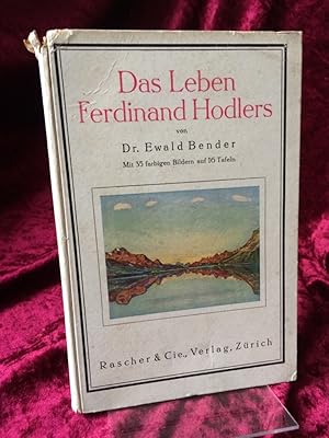 Imagen del vendedor de Das Leben Ferdinand Hodlers. Mit 35 farbigen Bildern auf 16 Tafeln und drei Beitrgen von Hermann Bahr, Robert Breuer und Philipp Modrow. a la venta por Altstadt-Antiquariat Nowicki-Hecht UG