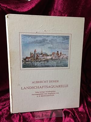 Imagen del vendedor de Landschaftsaquarelle. Zehn farbige Wiedergaben. Herausgegeben und eingeleitet von A. E. Brinckmann. a la venta por Altstadt-Antiquariat Nowicki-Hecht UG