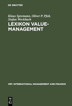 Bild des Verk�ufers f�r Lexikon Value-Management zum Verkauf von AHA-BUCH GmbH